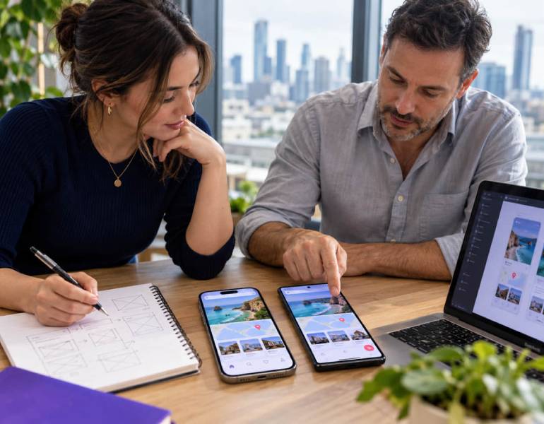 Choosing whether to build an iOS or Android app first for an Australian business